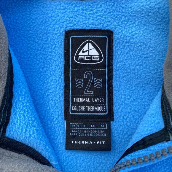 Women's Vintage Nike ACG fleece jacket blue - Picture 2 of 2